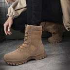 Herren Feste Tactical Boots mit seitlichem Reißverschluss und griffiger Sohle R&B