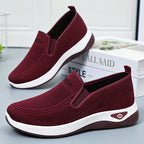 Damen Slip-On Freizeitschuhe mit atmungsaktivem Obermaterial