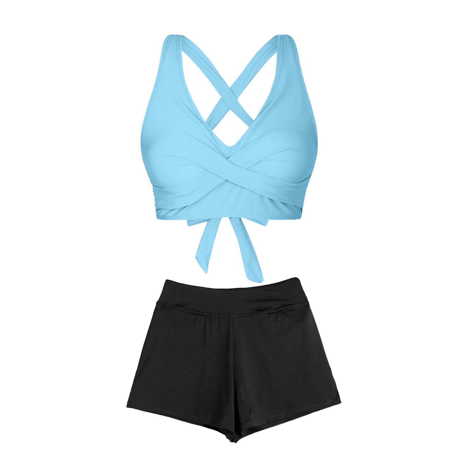Damen Zweiteiliger Badeanzug mit floralem Design R&B