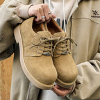 Damen Bequeme und modische Schnürschuhe aus Soft-Veloursleder R&B