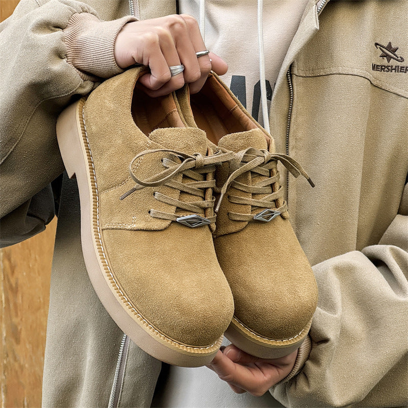 Damen Bequeme und modische Schnürschuhe aus Soft-Veloursleder R&B