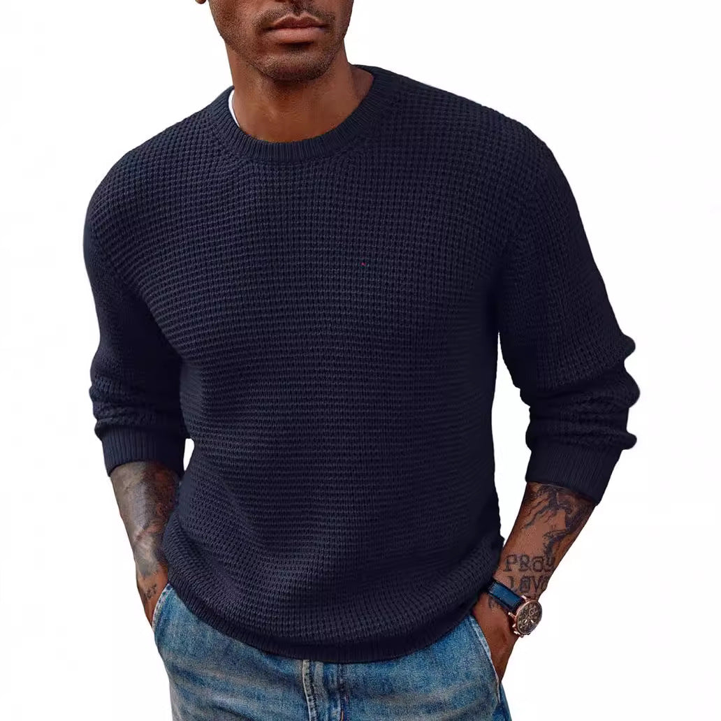 Herren Strukturierter Pullover R&B