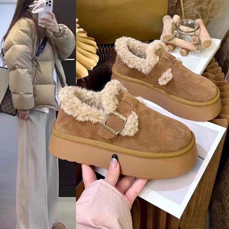 Damen lässige Hausschuhe mit warmem Futter R&B