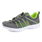 Damen nan atmungsaktiver Netzstoff-Sneaker mit Kordelzugverschluss, ultraleichter EVA-Flexsohle und gepolstertem Fersenkragen R&B