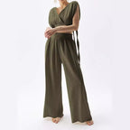 Damen Lässiger Two-Piece Jumpsuit R&B