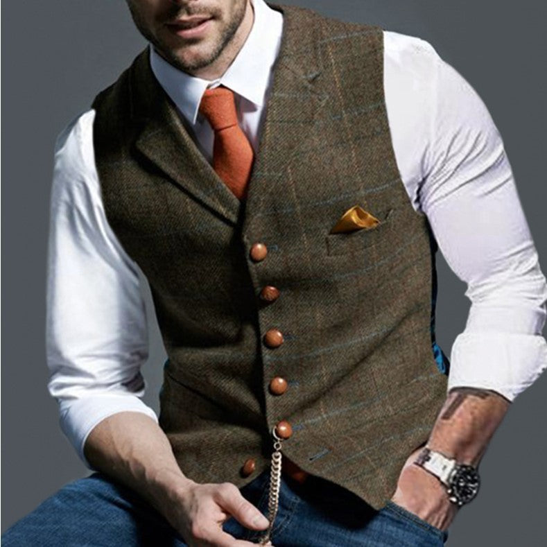 Herren elegante Weste R&B