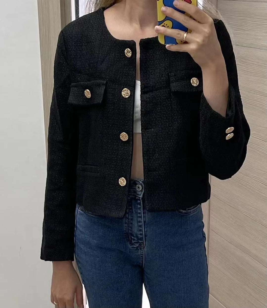 Damen modische Kurzjacke R&B