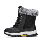 Damen isolierte Winterstiefel mit rutschfester Sohle und weichem Innenfutter R&B