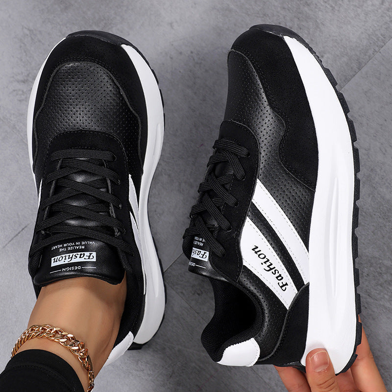 Damen Sportliche Freizeit-Sneaker mit atmungsaktivem Obermaterial und komfortabler Dämpfung