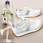 Damen sportliche Sneakers mit glänzenden Akzentdetails und atmungsaktiver Obermaterialstruktur R&B