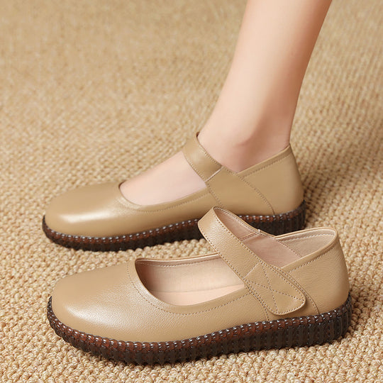 Damen Mary Jane Slipper mit verstellbarem Riemen und antirutschsohle R&B