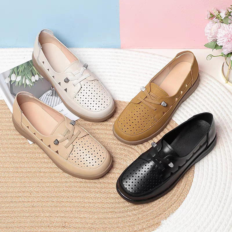 Damen modische Loafers mit atmungsaktivem Obermaterial und komfortabler Sohle R&B