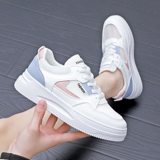 Damen Modische Sneakers mit atmungsaktiver Mesh-Oberfläche und rutschfester Sohle R&B