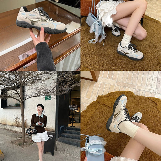Damen Sportliche Lauf-Sneaker mit atmungsaktivem Mesh-Obermaterial und rutschfester Sohle R&B