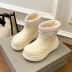 Damen kuschelweiche Winterboots mit robustem Sohlenprofil und wärmendem Innenfutter R&B