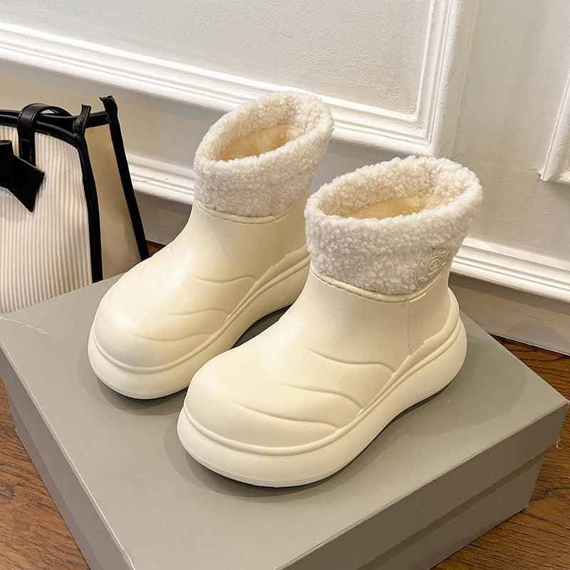 Damen kuschelweiche Winterboots mit robustem Sohlenprofil und wärmendem Innenfutter R&B