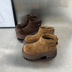Damen Stiefeletten mit rutschfester Sohle und weichem Wildlederoberteil R&B