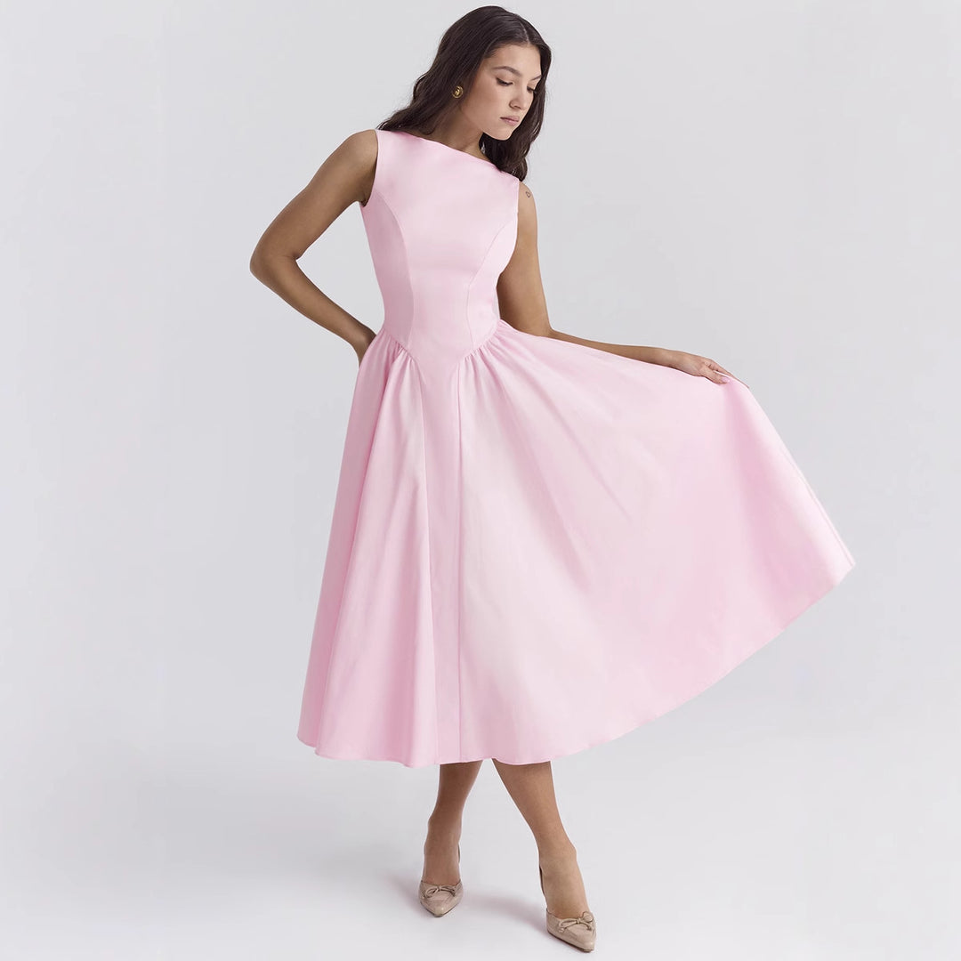 Damen A-Linien Kleid mit elegantem Schnitt und Taillierung R&B