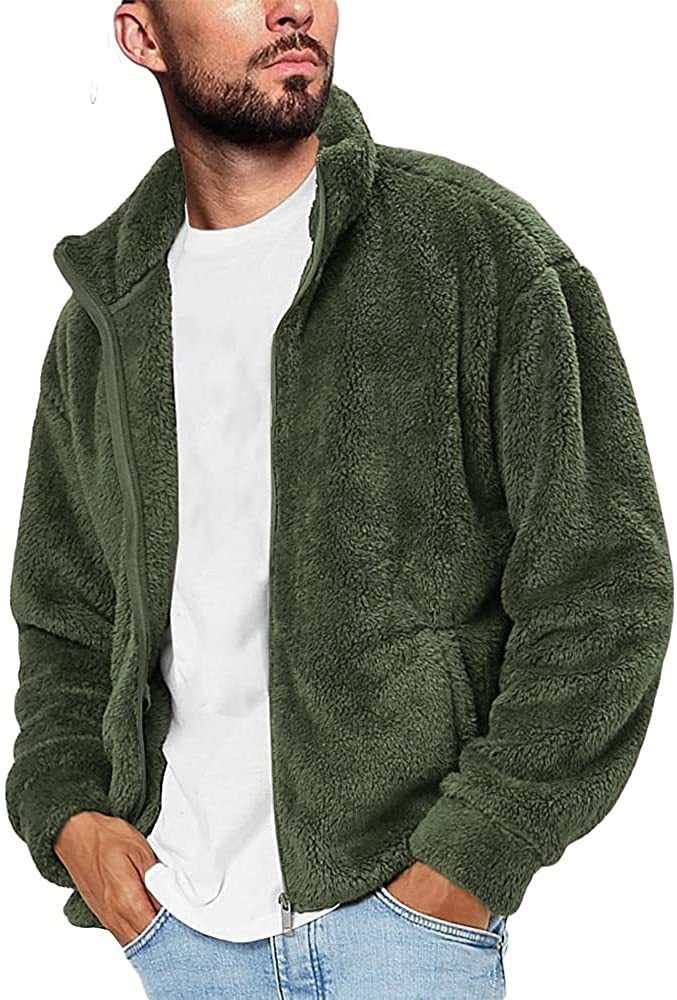 Herren Fleecejacke mit weichem Innenfutter und praktischen Taschen R&B