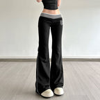 Damen Flared Jogginghose mit seitlichen Streifen R&B