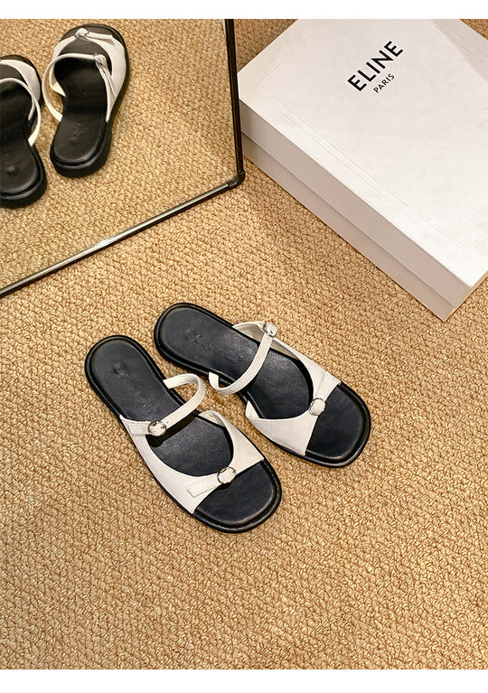 Damen Modische Flip-Flops mit Glitzerelementen R&B