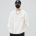 Herren lässiges Langarmshirt mit praktischer Brusttasche