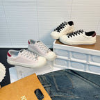 Damen Sneakers mit atmungsaktiver Lederoberfläche und rutschfester Gummisohle R&B