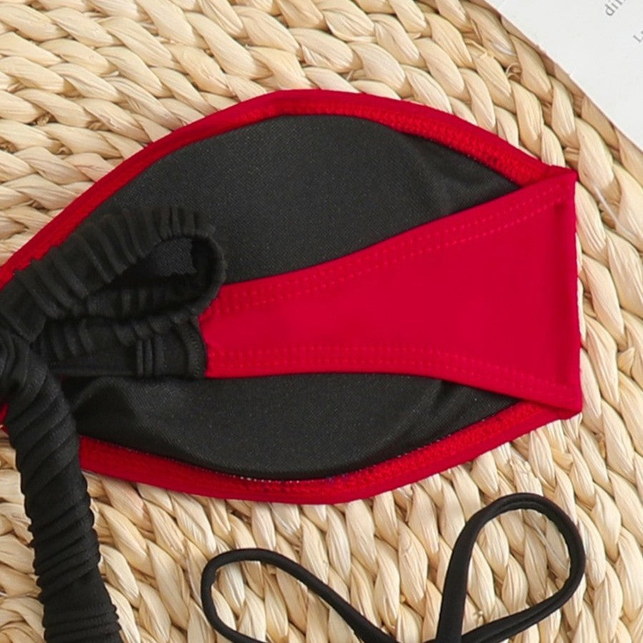 Damen Bandeau Bikini mit raffinierten Akzenten R&B