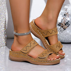 Damen Strass Sandalen R&B