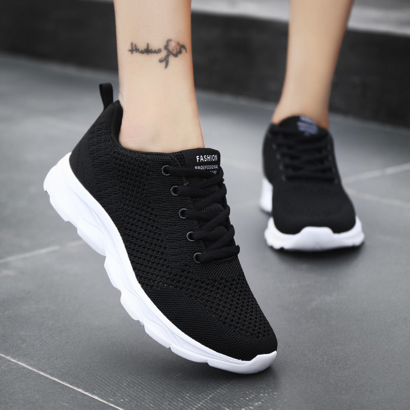 Damen Sportliche Sneakers mit atmungsaktivem Mesh und rutschfester Laufsohle R&B