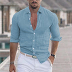 Herren Premium Hemd mit modernem Slim-Fit Schnitt und hautfreundlicher Textur R&B