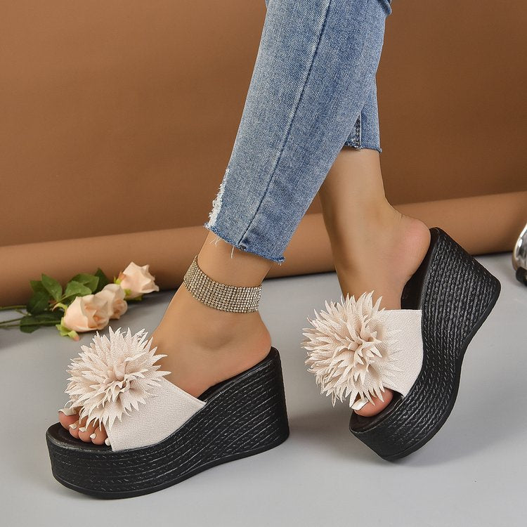 Damen Espadrilles mit modischem Blumendesign R&B