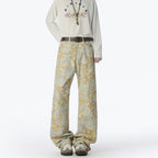 Herren Modische Haremshose mit einzigartigem Muster und bequemer Passform R&B