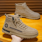 Damen Modische High-Top Sneakers mit praktischem Reißverschluss R&B
