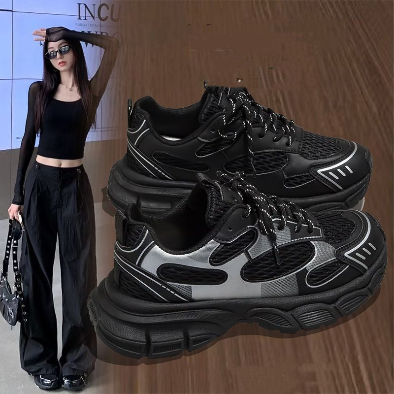 Damen Sportliche Sneakers mit atmungsaktivem Obermaterial und robustem Profil R&B