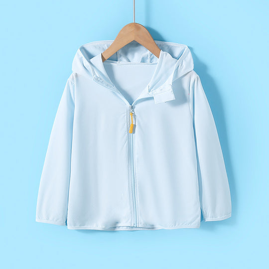 Unisex nan leichte UV-Schutz Kapuzenjacke mit durchgehendem Reißverschluss und atmungsaktivem Meshfutter R&B