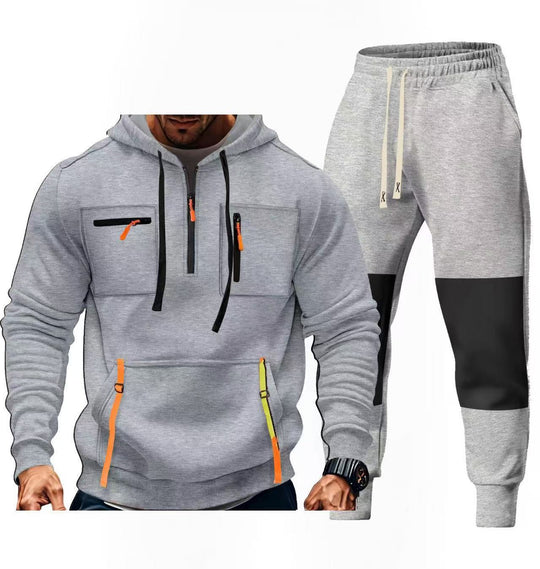 Herren Sportbekleidungsset mit funktionalen Taschen R&B