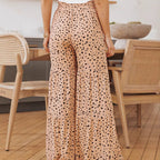 Damen Weit geschnittene Sommerhose mit lässigem Schnitt und elastischem Bund R&B