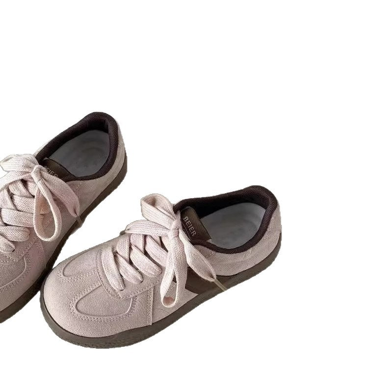 Damen Sneakers mit weichem Veloursleder und modischem Design