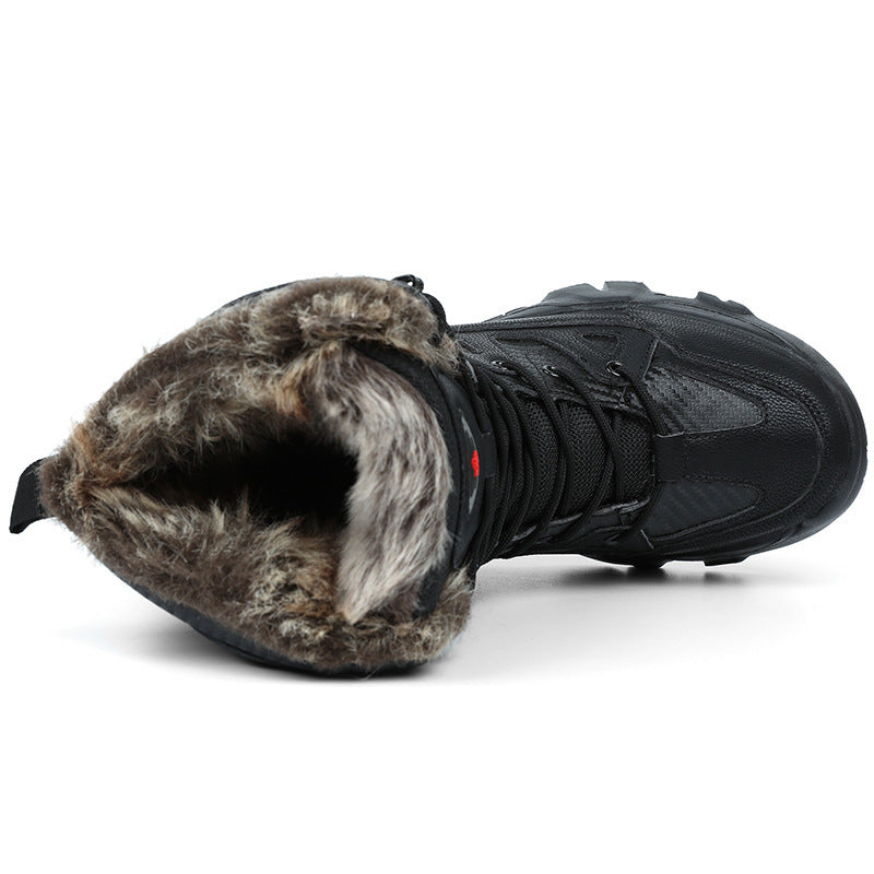 Damen Stylische Winterstiefel mit isolierendem Futter und rutschfester Sohle