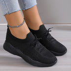 Damen atmungsaktive Slip-On Sportschuhe mit flexiblem Obermaterial R&B