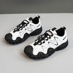 Damen sportliche Allrounder Sneakers mit atmungsaktivem Mesh-Obermaterial und rutschfester Sohle R&B