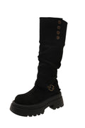 Damen modische Stiefel mit rutschfester Sohle und elegantem Schaft R&B