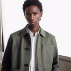 Herren modische Designerjacke mit praktischen Taschen R&B