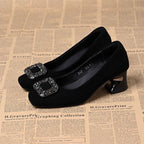 Damen Elegante Pumps mit glamourösem Schmuckdetail R&B
