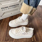 Damen Modische Sneaker mit trendiger strukturiertem Obermaterial und rutschfester Sohle R&B