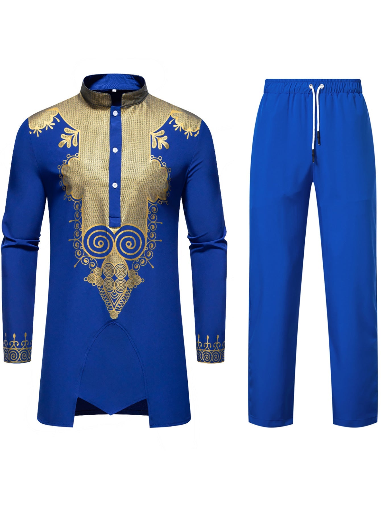 Herren elegantes Kombi-Outfit mit dekorativen Verzierungen