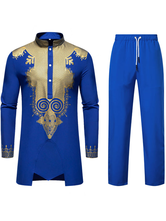 Herren elegantes Kombi-Outfit mit dekorativen Verzierungen R&B
