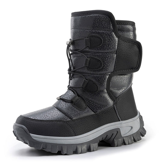 Damen Winterstiefel mit isolierendem Futter und rutschfester Profilsohle R&B