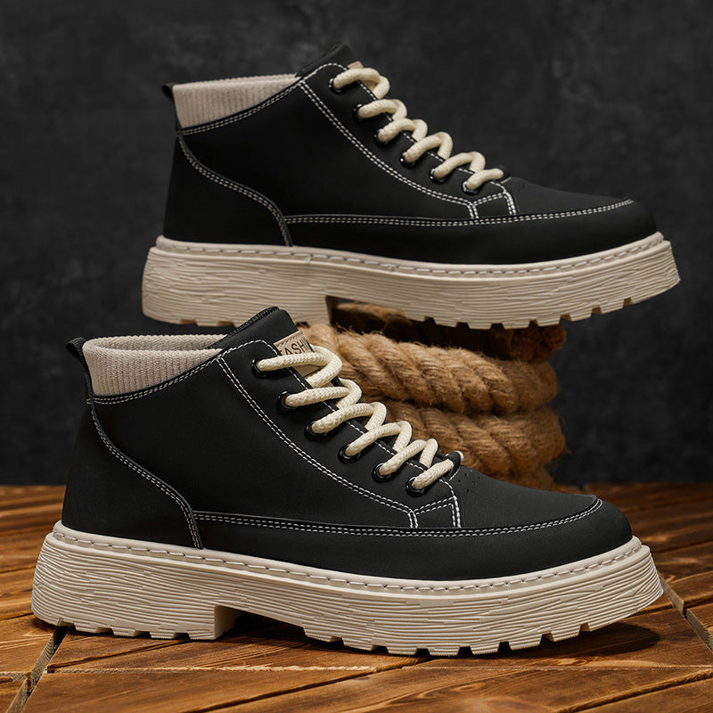 Damen Sportliche High-Top Sneakers mit gepolsterter Ferse und rutschfester Sohle
